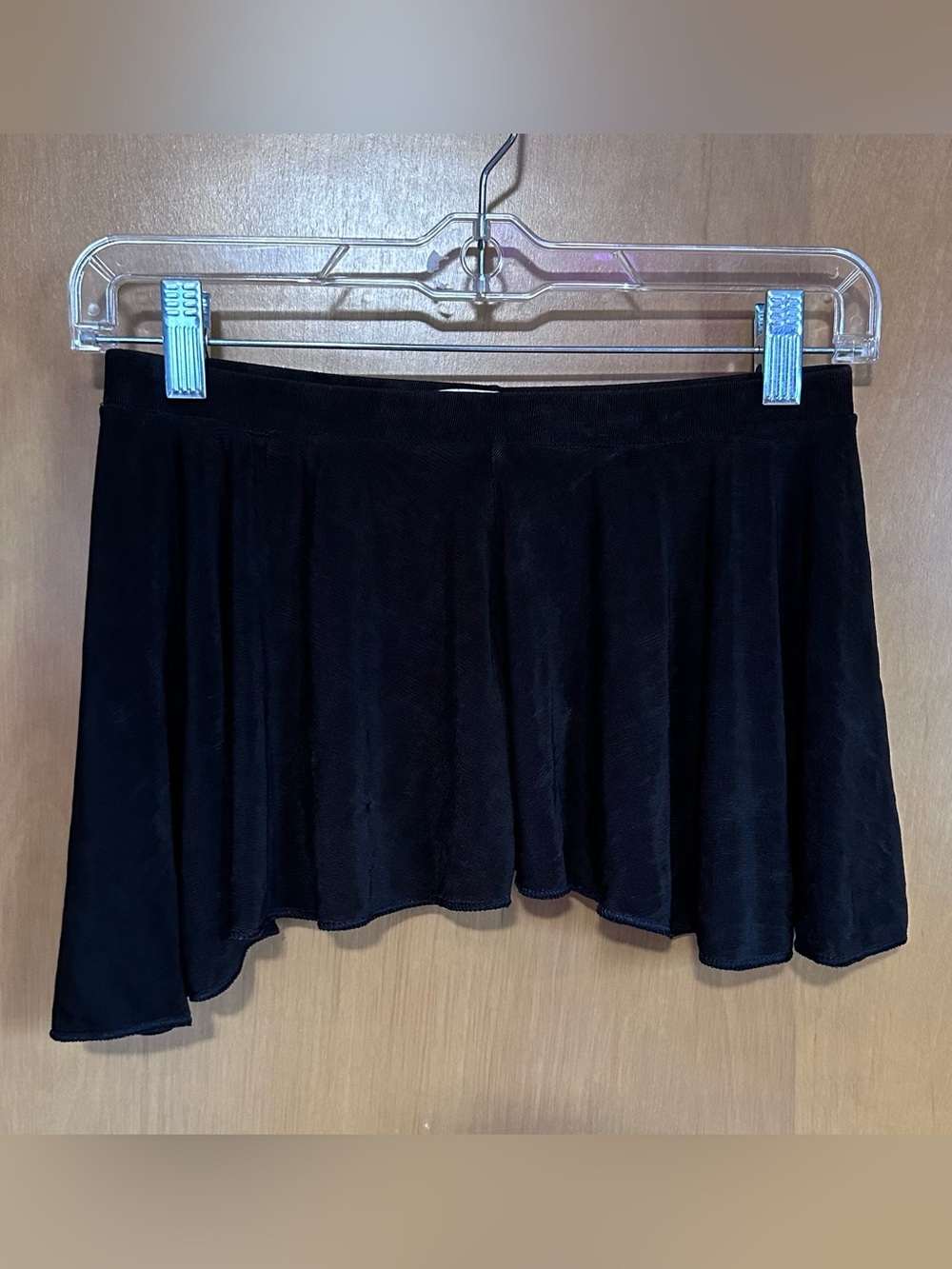 Black Flowy Women's Skirt